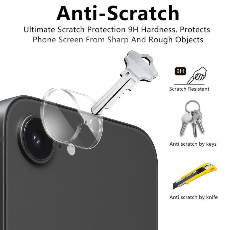 For iPhone 16e Kalebol Transparent One Piece Lens Protection Film - free shipping - PMc TechLife - Order now!