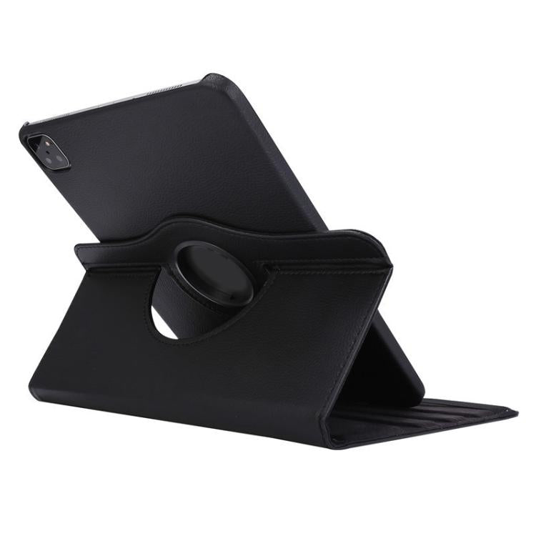 For iPad Pro 13 2024 ENKAY 360 Degree Rotation Litchi Leather Smart Tablet Case(Black) - free shipping - PMc TechLife - Order now!