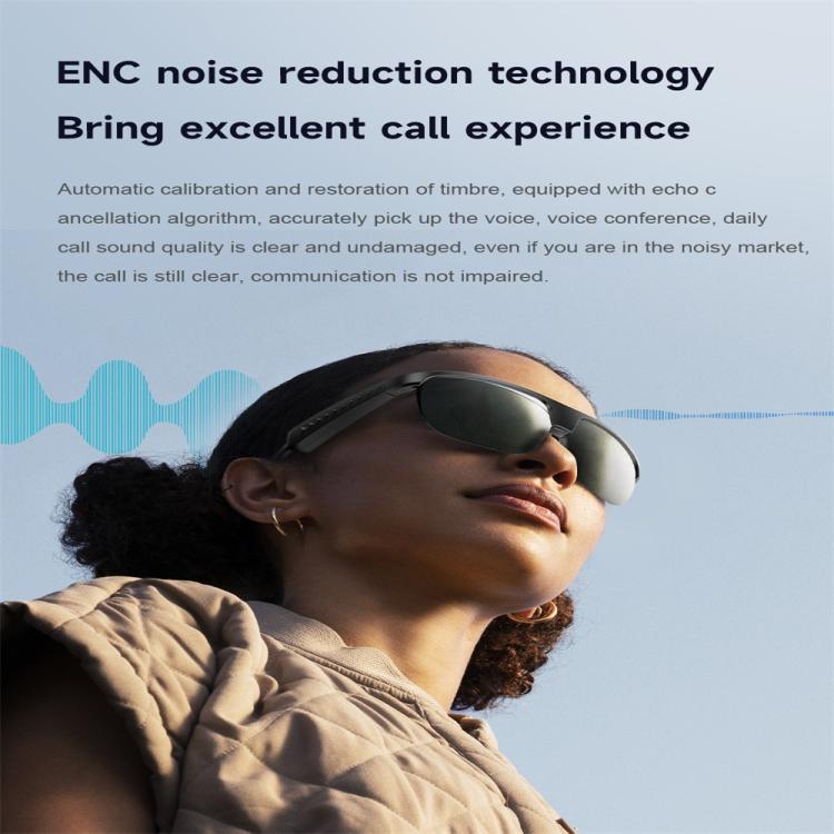 L01 Smart Glasses, Support AI Intelligent Translation / Bluetooth Call / Intelligent Noise Reduction(Black) - free shipping - PMC TechLife - Order now!
