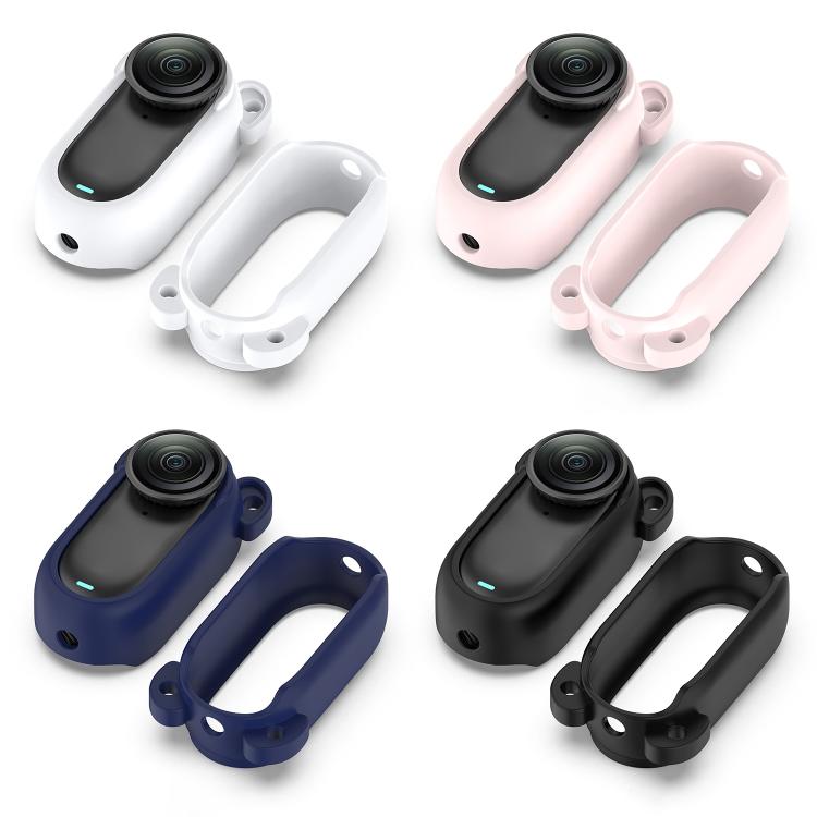 For Insta 360 Go 2 Solid Color Silicone Protective Case(Black) - free shipping - PMC TechLife - Order now!