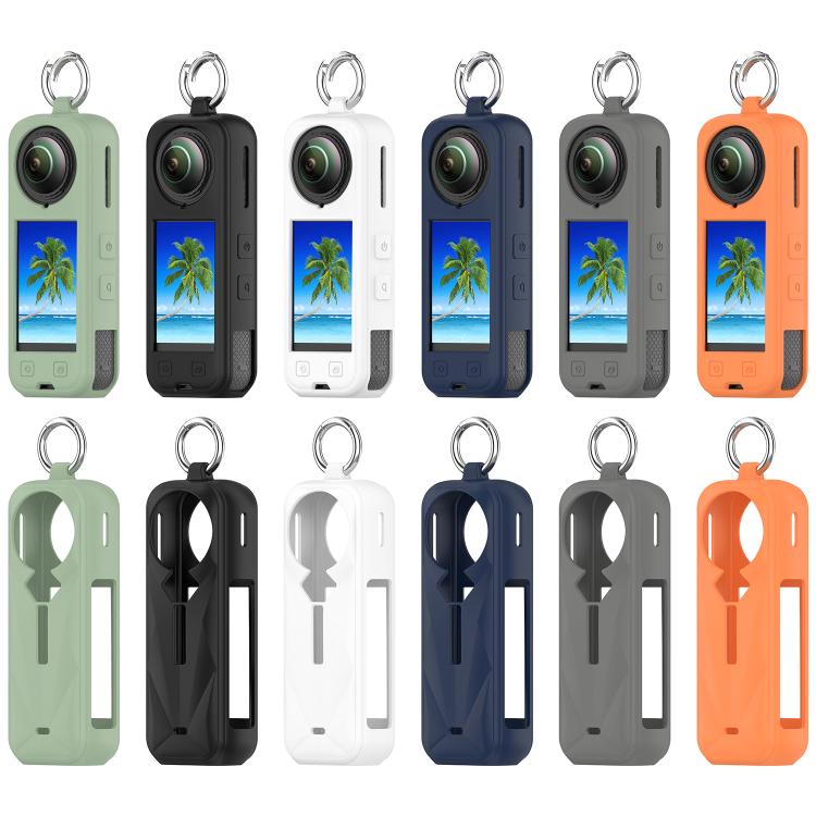 For Insta360 X5 Silicone Protective Case(Dark Gray) - free shipping - PMC TechLife - Order now!