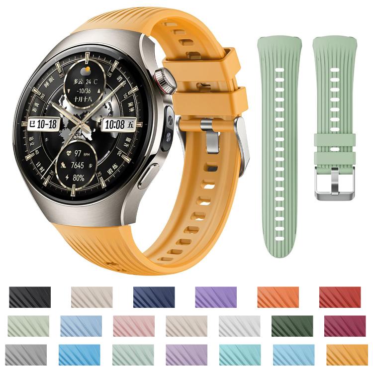 For Huawei Watch 5 46mm Vertical Silicone Watch Band(Red) - free shipping - PMC TechLife - Order now!