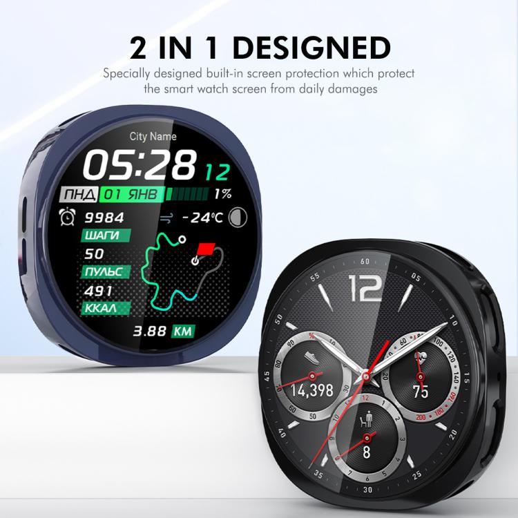 For Samsung Galaxy Watch8 40mm ENKAY Hat-Prince Full Coverage Electroplated Soft TPU Case with Screen Protection(Black) - free shipping - PMC TechLife - Order now!