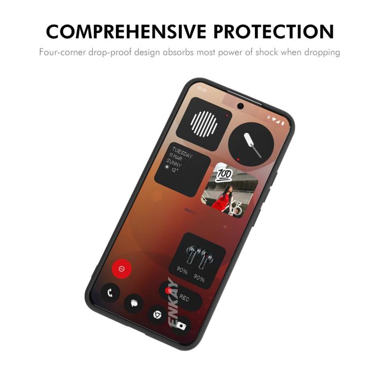 For Nothing Phone 3 ENKAY Liquid Silicone Soft Shockproof Phone Case(Pink) - free shipping - PMC TechLife - Order now!