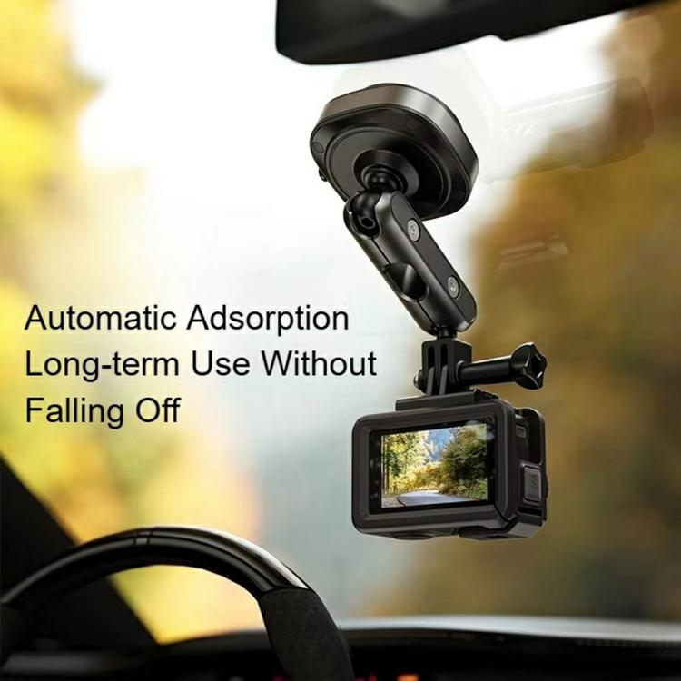 DJ-1  Car Mount Aluminum Alloy Action Camera Holder Electric Vacuum Suction Cup Bracket - free shipping - PMC TechLife - Order now!