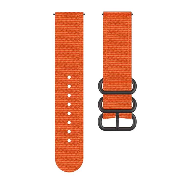 For Garmin Venu X1 Ring Buckle Nylon Canvas Watch Band(Orange) - free shipping - PMC TechLife - Order now!