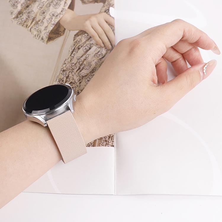 18mm Lychee Texture Soft Magnetic Silicone Watch Band(Starlight) - free shipping - PMC TechLife - Order now!