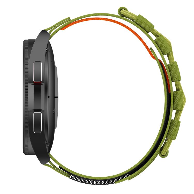 20mm Universal Braided Cord Nylon Hook and Loop Fastener Watch Band(Green) - free shipping - PMC TechLife - Order now!