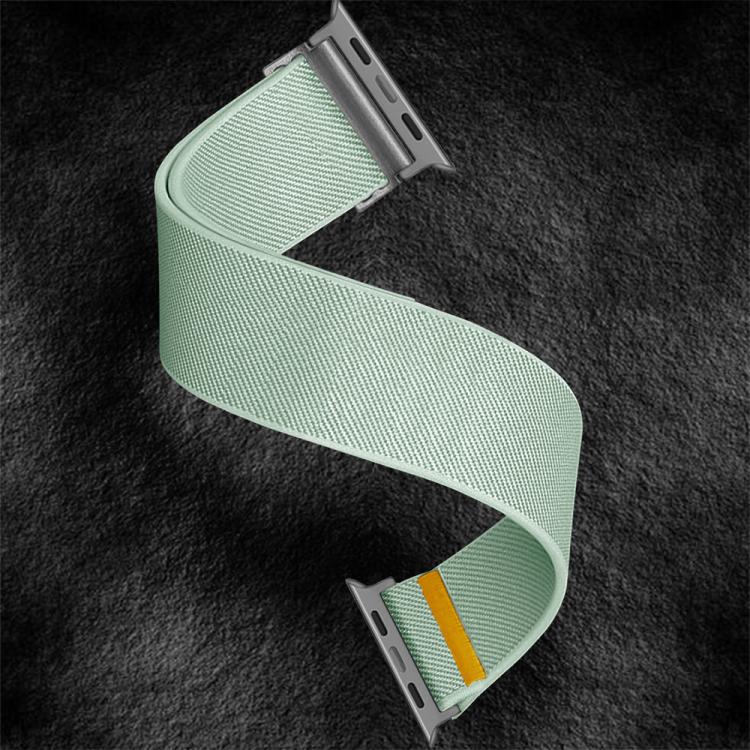 For Apple Watch 42mm / 41mm / 40mm / 38mm Adjustable Single Loop Elastic Nylon Watch Band(Mint Green) - free shipping - PMC TechLife - Order now!