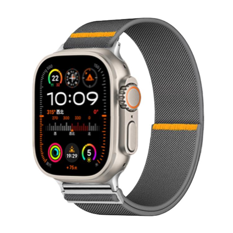 For Apple Watch 42mm / 41mm / 40mm / 38mm Adjustable Single Loop Elastic Nylon Watch Band(Gray) - free shipping - PMC TechLife - Order now!