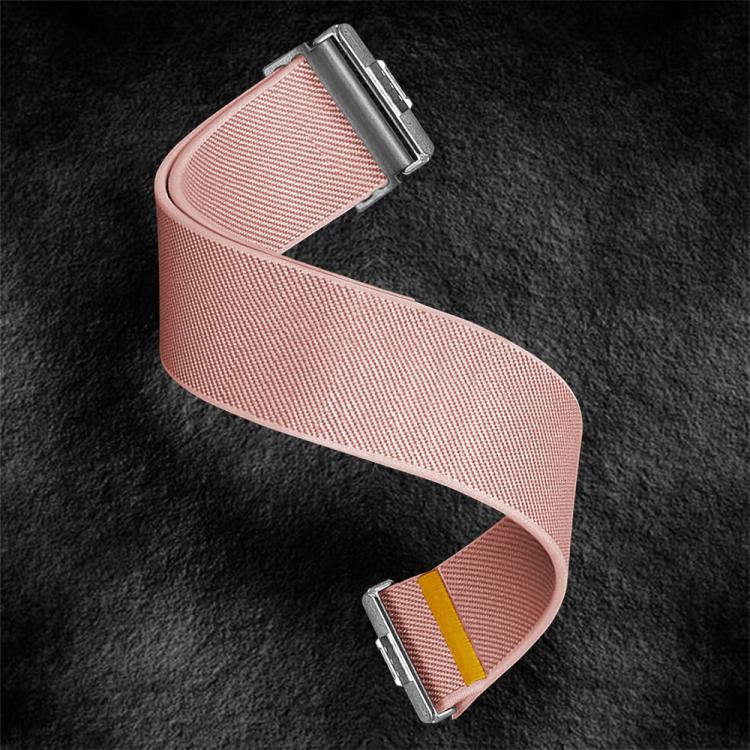 For Huawei Watch Fit3 / Fit4 / Fit4 Pro Adjustable Single Loop Elastic Nylon Watch Band(Pink) - free shipping - PMC TechLife - Order now!