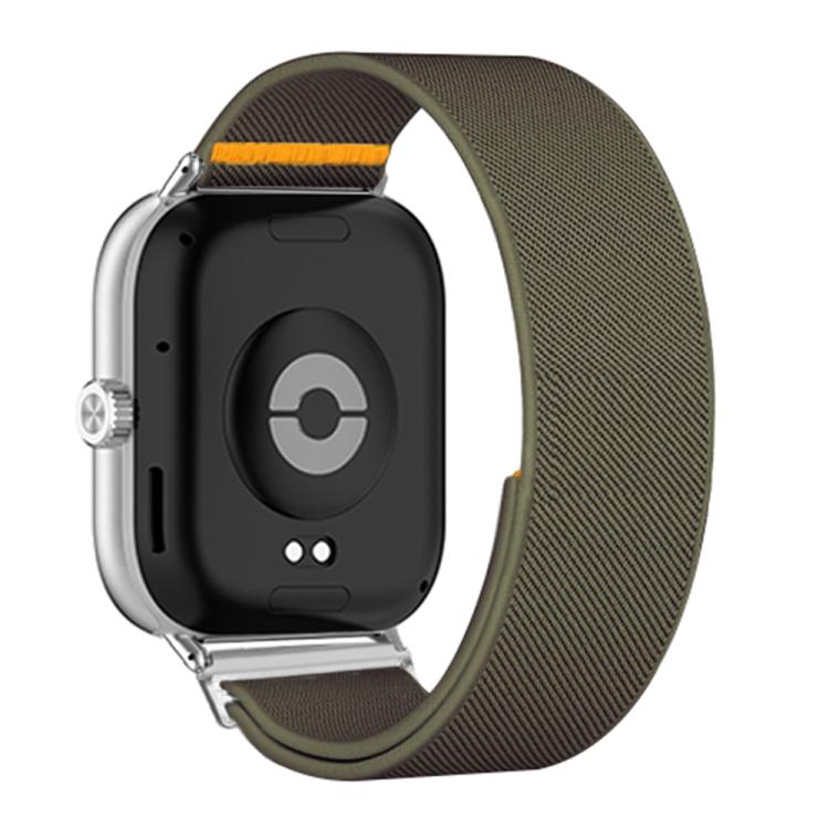 For Xiaomi Smart Band 9 Pro / Redmi Watch 5 Adjustable Single Loop Elastic Nylon Watch Band(Army Green) - free shipping - PMC TechLife - Order now!