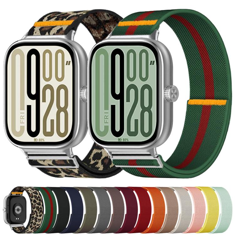 For Xiaomi Smart Band 9 Pro / Redmi Watch 5 Adjustable Single Loop Elastic Nylon Watch Band(Black) - free shipping - PMC TechLife - Order now!