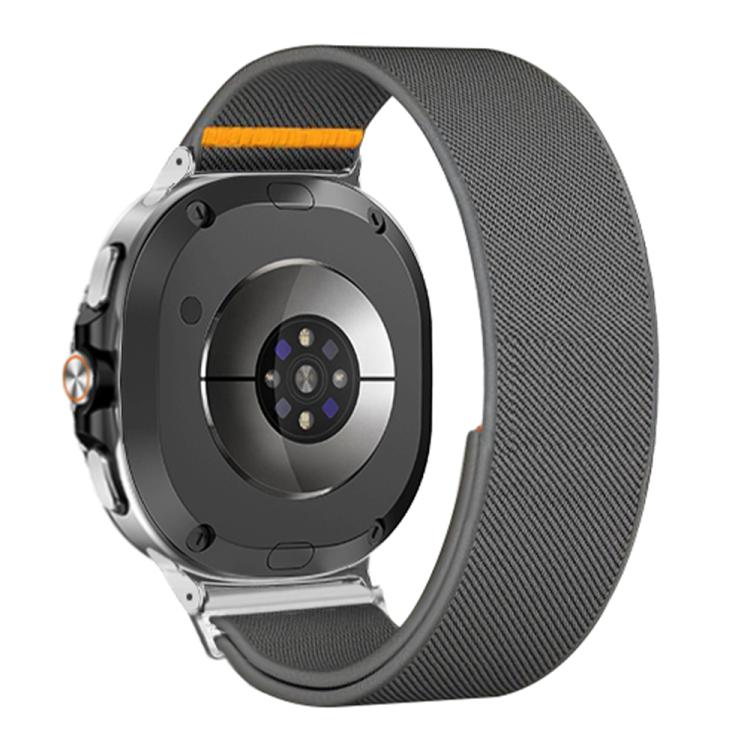 For Samsung Galaxy Watch8 / Watch8 Classic Adjustable Single Loop Elastic Nylon Watch Band(Gray) - free shipping - PMC TechLife - Order now!