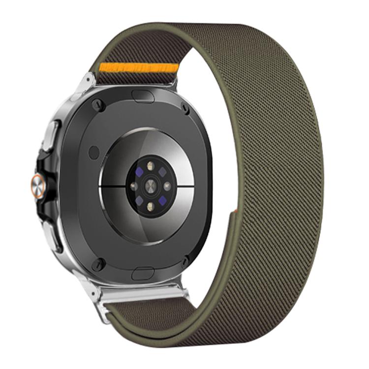 For Samsung Galaxy Watch8 / Watch8 Classic Adjustable Single Loop Elastic Nylon Watch Band(Army Green) - free shipping - PMC TechLife - Order now!