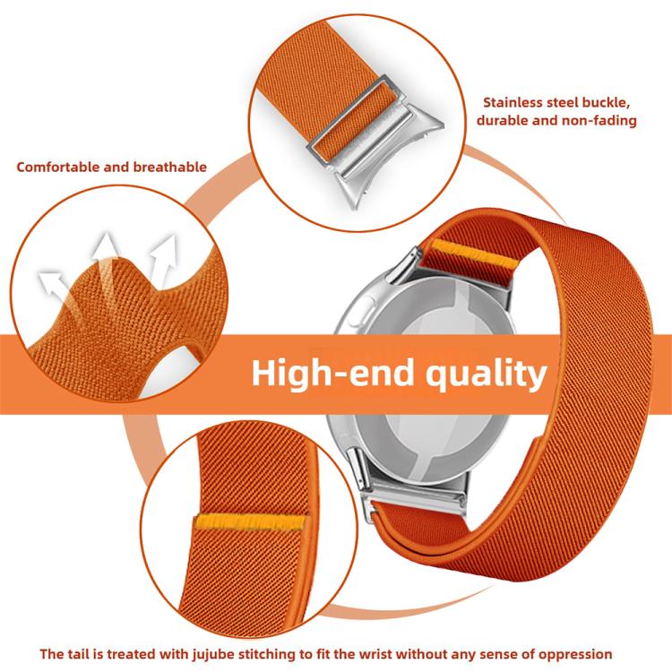 For Google Pixel Watch 3 45mm Adjustable Single Loop Elastic Nylon Watch Band(Wine Red) - free shipping - PMC TechLife - Order now!