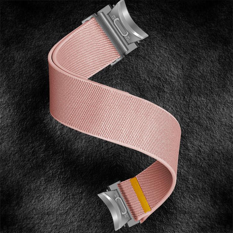 For Samsung Galaxy Watch FE / 7 / 6 / 5 / 4 Adjustable Single Loop Elastic Nylon Watch Band(Pink) - free shipping - PMC TechLife - Order now!