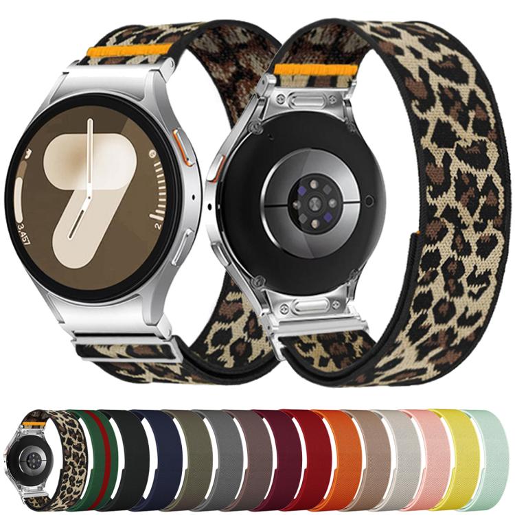 For Samsung Galaxy Watch FE / 7 / 6 / 5 / 4 Adjustable Single Loop Elastic Nylon Watch Band(Gray) - free shipping - PMC TechLife - Order now!