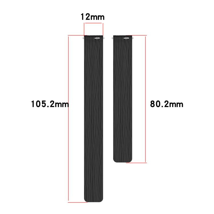 12mm Striped Soft Magnetic Silicone Watch Band(Green) - free shipping - PMC TechLife - Order now!