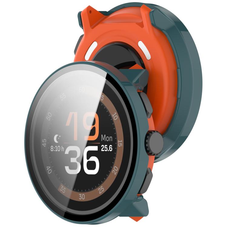 For Suunto Run Tempered Film Integrated PC Watch Protective Cover(Pine Green) - free shipping - PMC TechLife - Order now!