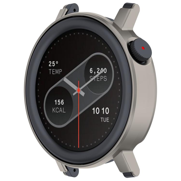 For CMF Watch 3 Pro Half Coverage Hollowed PC Watch Protective Cover(Titanium Steel Color) - free shipping - PMC TechLife - Order now!