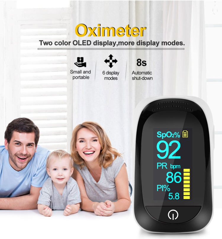 A2 Precision Pulse Oximeter(Black) - free shipping - PMC TechLife - Order now!