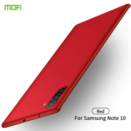 MOFI Frosted PC Ultra-thin Hard Case for Galaxy Note10(Red) - Galaxy Phone Cases by MOFI | Online Shopping South Africa | PMC Jewellery