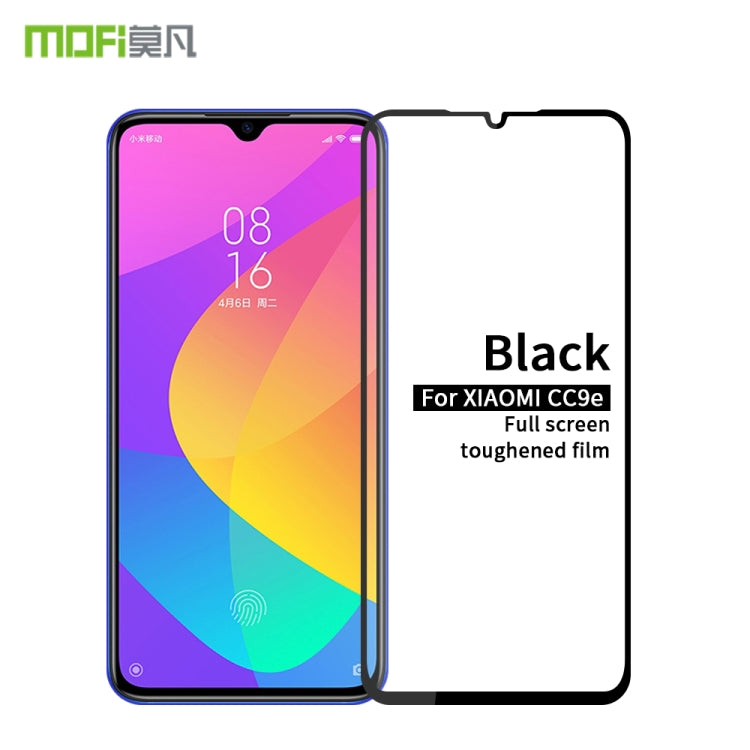 MOFI 9H 2.5D Full Screen Tempered Glass Film for Xiaomi Mi CC9e / A3(Black) -  by MOFI | Online Shopping South Africa | PMC Jewellery