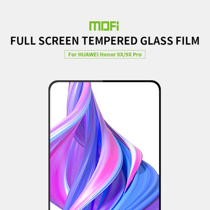 MOFI 9H 2.5D Full Screen Tempered Glass Film for Huawei Honor 9X / Honor 9X Pro(Black) -  by MOFI | Online Shopping South Africa | PMC Jewellery