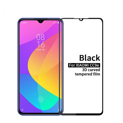 MOFI 9H 3D Explosion-proof Curved Screen Tempered Glass Film for Xiaomi Mi CC9e / A3(Black) -  by MOFI | Online Shopping South Africa | PMC Jewellery