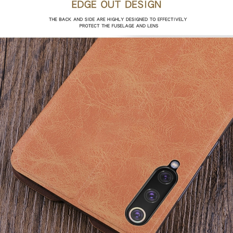 MOFI Crazy Horse Texture Horizontal Flip Protective Leather Case for Xiaomi Mi 9 SE(Brown) - Xiaomi Cases by MOFI | Online Shopping South Africa | PMC Jewellery | Buy Now Pay Later Mobicred