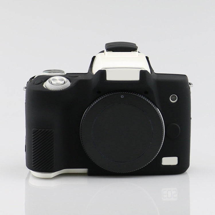 Richwell  Silicone Armor Skin Case Body Cover Protector for Canon EOS M50 Body Digital Camera(Black) - Protective Case by Richwell | Online Shopping South Africa | PMC TechLife | Buy Now Pay Later Mobicred