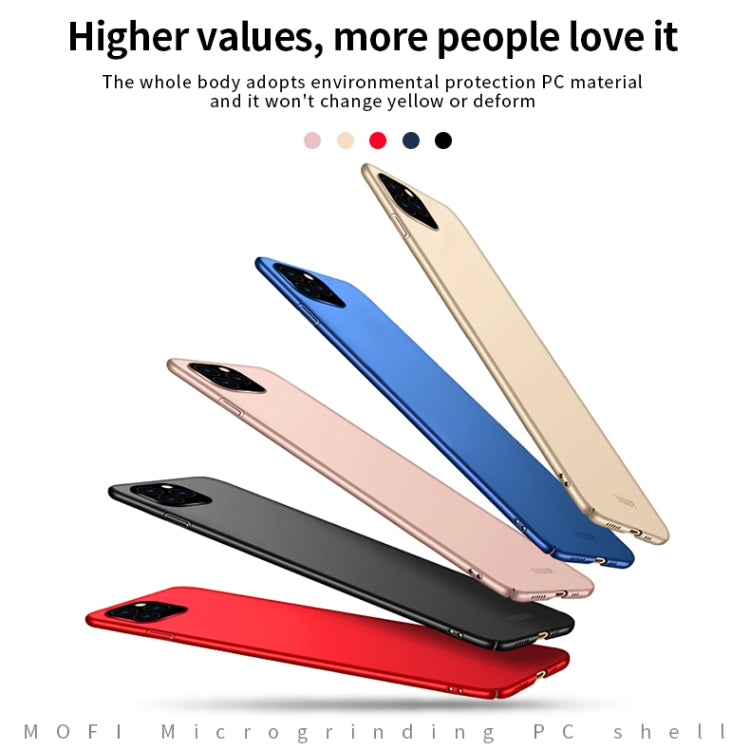 For iPhone 11 Pro MOFI Frosted PC Ultra-thin Hard Case (Gold) - iPhone 11 Pro Cases by MOFI | Online Shopping South Africa | PMC TechLife