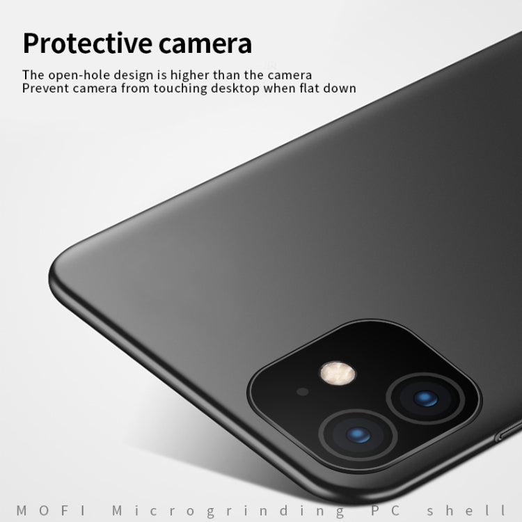For iPhone 11 MOFI Frosted PC Ultra-thin Hard Case (Red) - iPhone 11 Cases by MOFI | Online Shopping South Africa | PMC TechLife | Buy Now Pay Later Mobicred