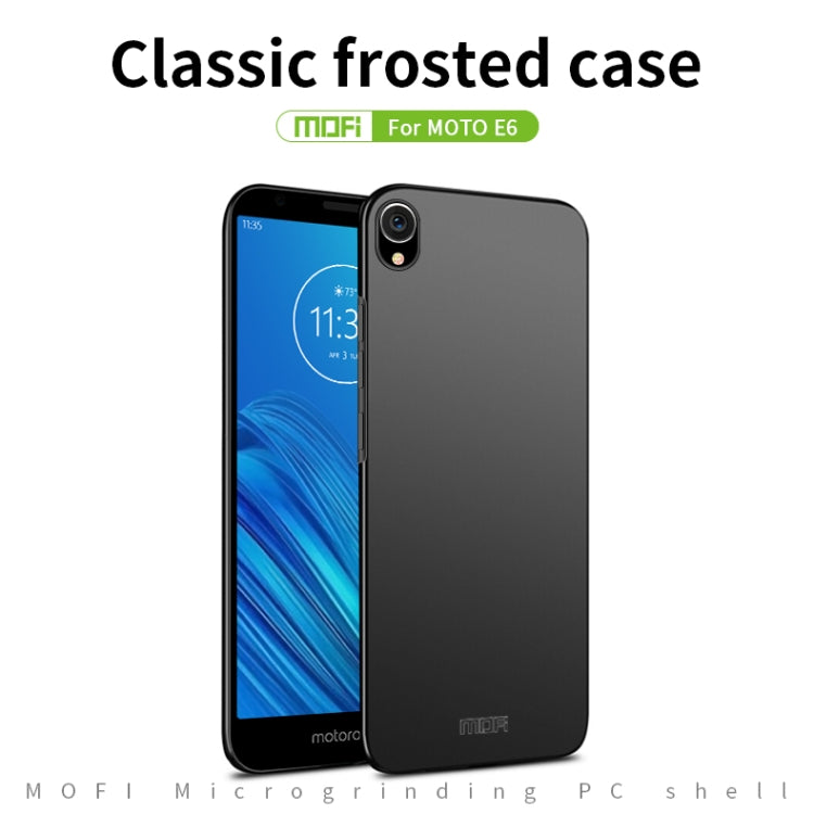 MOFI Frosted PC Ultra-thin Hard Case for Motorola Moto E6(Blue) - Motorola Cases by MOFI | Online Shopping South Africa | PMC Jewellery