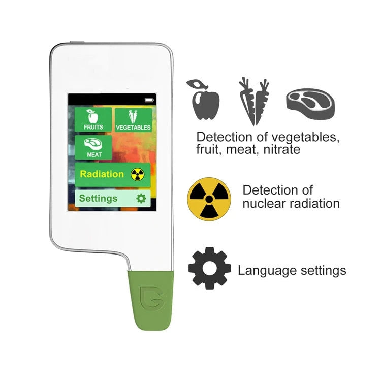 Vegetable And Fruit Meat Nitrate Residue Food Environmental Safety Tester(White) - Digital Refractometer by PMC TechLife | Online Shopping South Africa | PMC TechLife | Buy Now Pay Later Mobicred