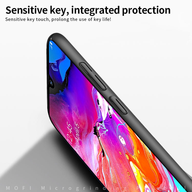 For Galaxy A70 MOFI Frosted PC Ultra-thin Hard Case(Blue) - Galaxy Phone Cases by MOFI | Online Shopping South Africa | PMC TechLife