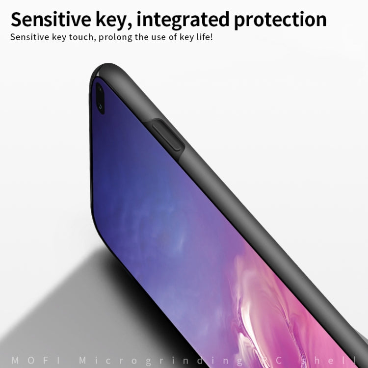 For Galaxy S10 MOFI Frosted PC Ultra-thin Hard Case(Gold) - Galaxy Phone Cases by MOFI | Online Shopping South Africa | PMC TechLife