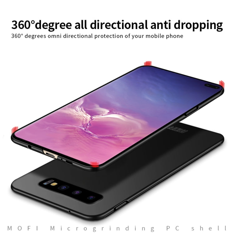 For Galaxy S10+ MOFI Frosted PC Ultra-thin Hard Case(Red) - Galaxy Phone Cases by MOFI | Online Shopping South Africa | PMC TechLife | Buy Now Pay Later Mobicred