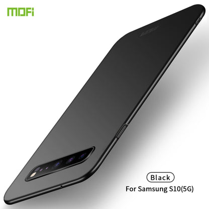 For Galaxy S10 5G MOFI Frosted PC Ultra-thin Hard Case(Black) - Galaxy Phone Cases by MOFI | Online Shopping South Africa | PMC Jewellery