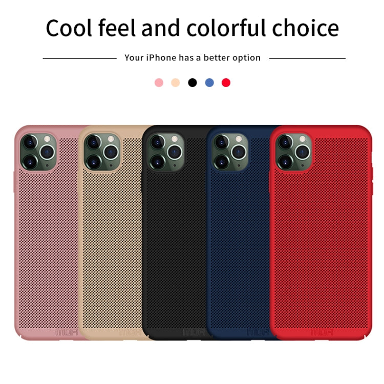 For iPhone 11 Pro MOFI Breathable PC Ultra-thin All-inclusive Protective Case(Gold) - iPhone 11 Pro Cases by MOFI | Online Shopping South Africa | PMC Jewellery