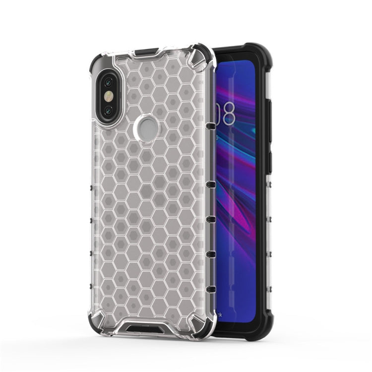 For Xiaomi Redmi Note5/Note5 Pro Shockproof Honeycomb PC + TPU Case(White) - Xiaomi Cases by PMC TechLife | Online Shopping South Africa | PMC TechLife