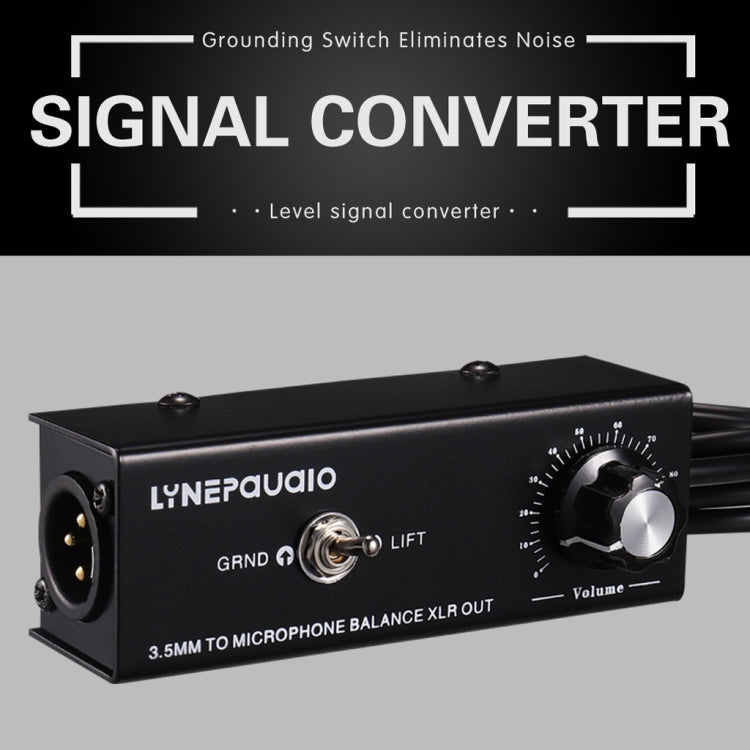 B012 Professional Stereo Signal Converted to Microphone Balanced Signal Output -  by PMC Jewellery | Online Shopping South Africa | PMC Jewellery | Buy Now Pay Later Mobicred