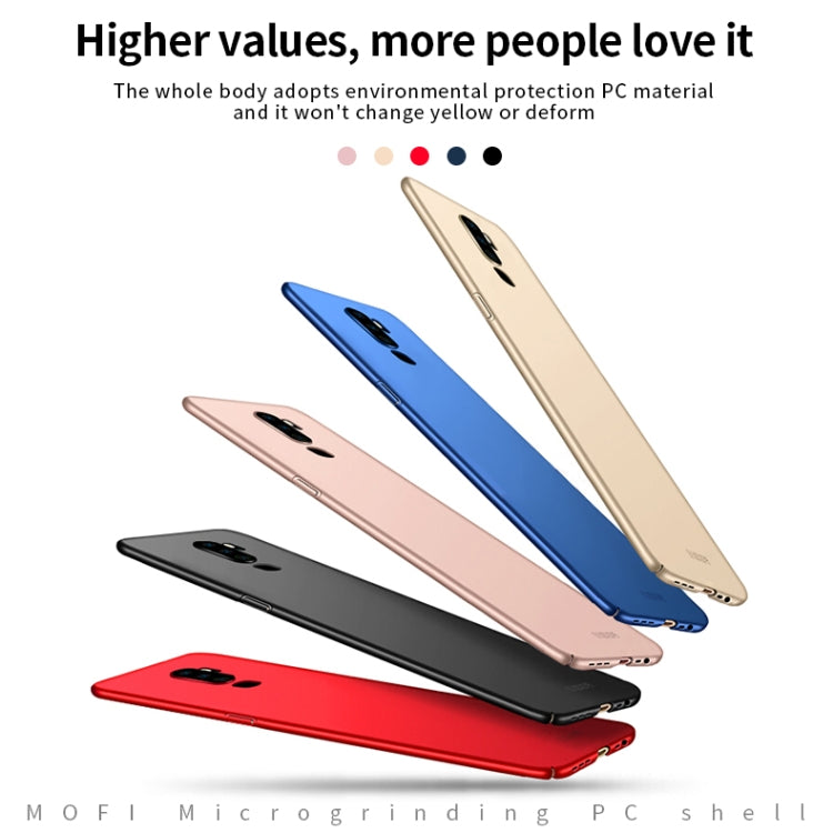 For  OPPO A11x MOFI Frosted PC Ultra-thin Hard Case(Red) - OPPO Cases by MOFI | Online Shopping South Africa | PMC Jewellery