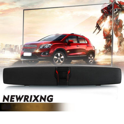 New Rixing NR7017 TWS Portable 10W Stereo Surround Soundbar Bluetooth Speaker with Microphone(Blue) - Desktop Speaker by NewRixing | Online Shopping South Africa | PMC Jewellery | Buy Now Pay Later Mobicred