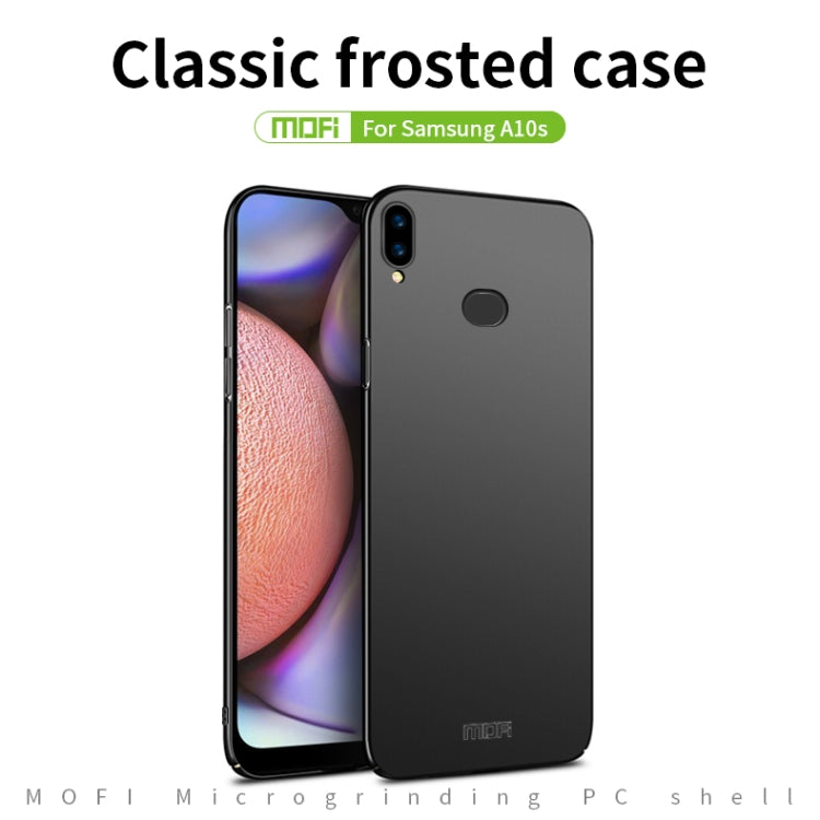 For Galaxy A10S MOFI Frosted PC Ultra-thin Hard Case(Gold) - Galaxy Phone Cases by MOFI | Online Shopping South Africa | PMC Jewellery
