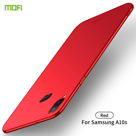 For Galaxy A10S MOFI Frosted PC Ultra-thin Hard Case(Red) - Galaxy Phone Cases by MOFI | Online Shopping South Africa | PMC Jewellery
