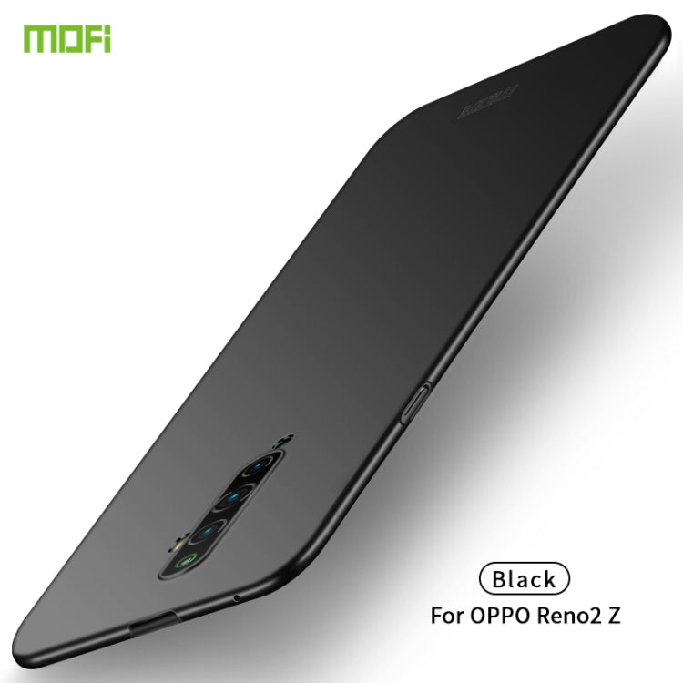 For OPPO Reno2 Z MOFI Frosted PC Ultra-thin Hard Case(Black) - OPPO Cases by MOFI | Online Shopping South Africa | PMC Jewellery