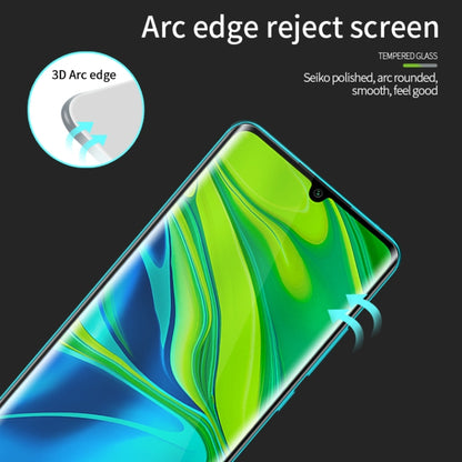 For Xiaomi CC9 Pro / Xiaomi Note10 MOFI 9H 3D Explosion Proof Thermal Bending Full Screen Covered With Tempered Glass Film(Black) -  by MOFI | Online Shopping South Africa | PMC Jewellery | Buy Now Pay Later Mobicred