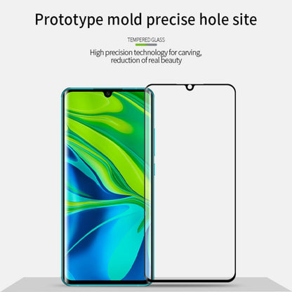 For Xiaomi CC9 Pro / Xiaomi Note10 MOFI 9H 3D Explosion Proof Thermal Bending Full Screen Covered With Tempered Glass Film(Black) -  by MOFI | Online Shopping South Africa | PMC Jewellery | Buy Now Pay Later Mobicred